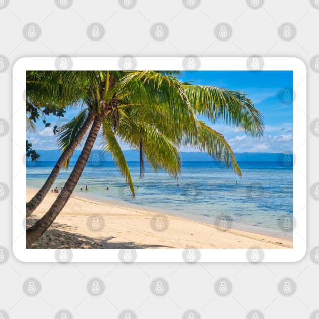 Panaraga Beach, Barobo, Surigao del Sur, Mindanao, Philippines Sticker by Upbeat Traveler